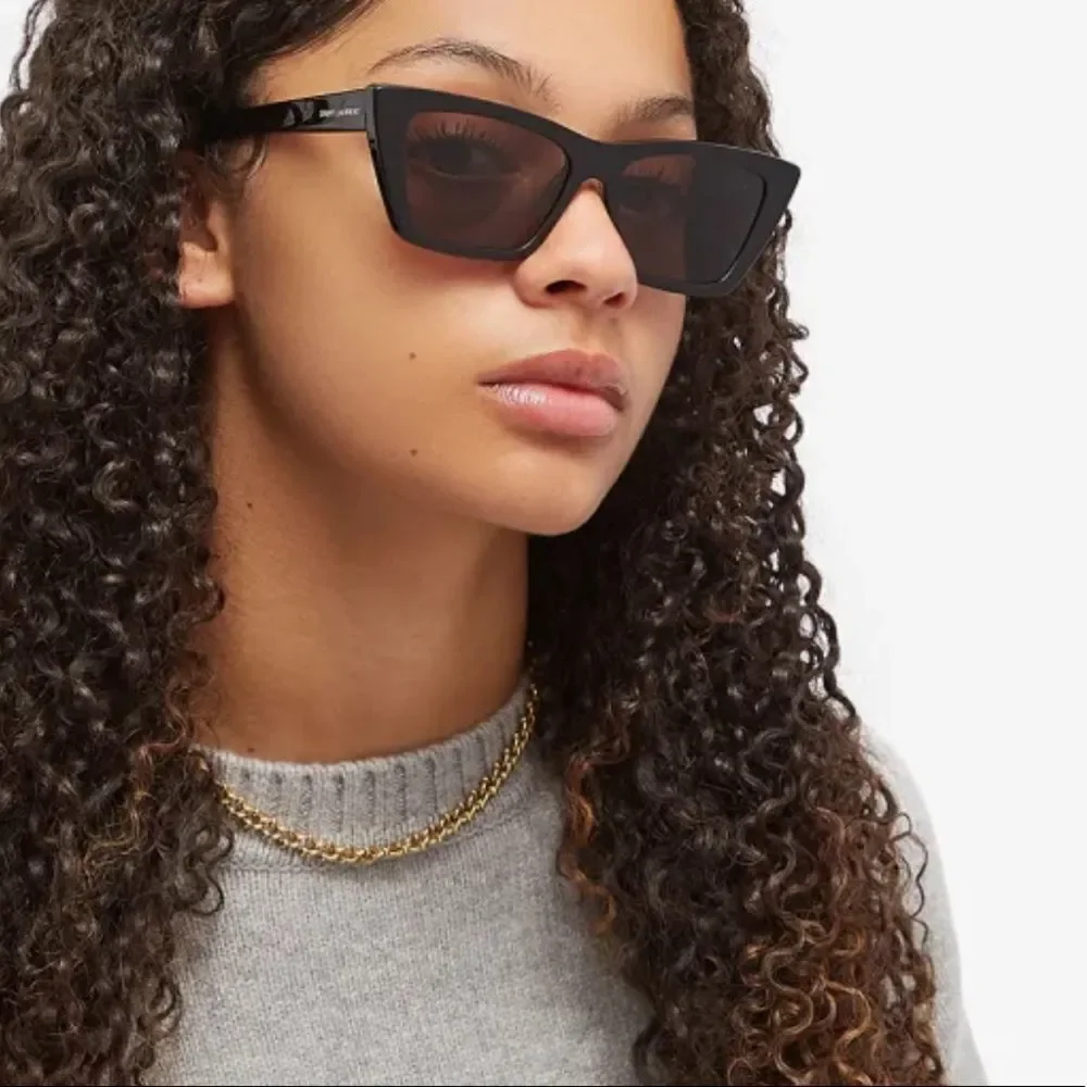 Yves Saint Laurent Black Cat-Eye Sunglasses - Picture 1 of 12